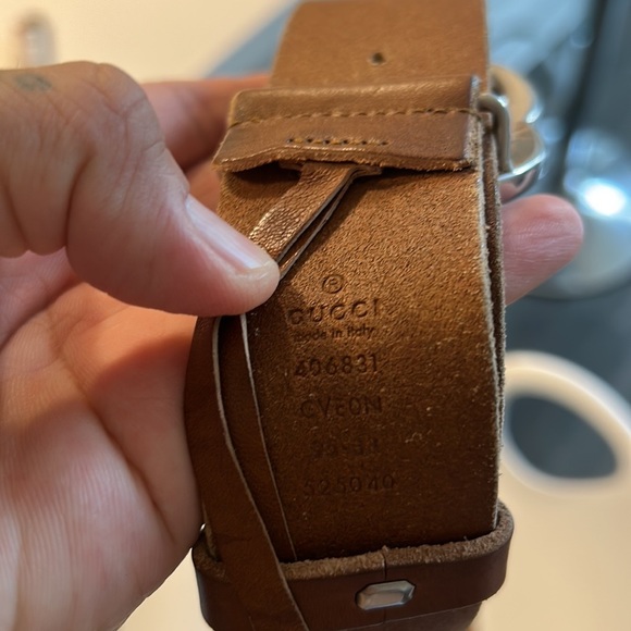 Brown Gucci belt size 95 - Picture 2 of 2